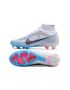 Nike Air Zoom Mercurial Superfly Elite 9 FG Light Blue Boots
