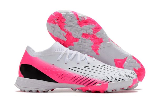 Adidas X Speedportal .1 TF Soccer Cleats White Pink Black