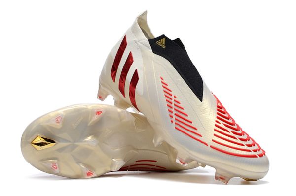 Kids adidas Predator Edge+ FG Showdown Football Boots Off White