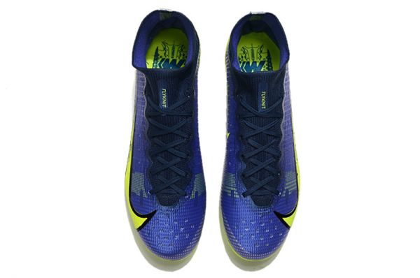 Kids Nike Mercurial Superfly 8 Elite FG Recharge Sapphire Volt Blue Void