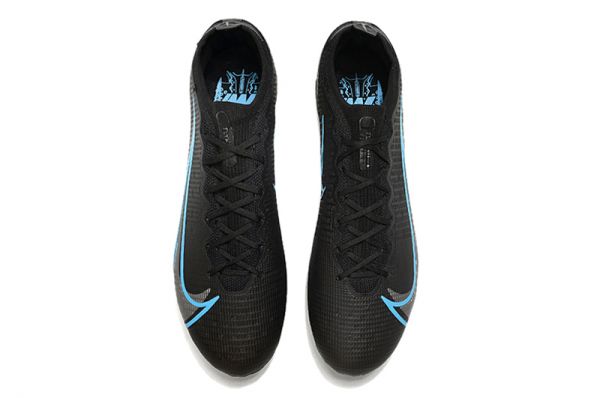 Kids Nike Mercurial Vapor 14 Elite AG-PRO Black Iron Grey University Blue